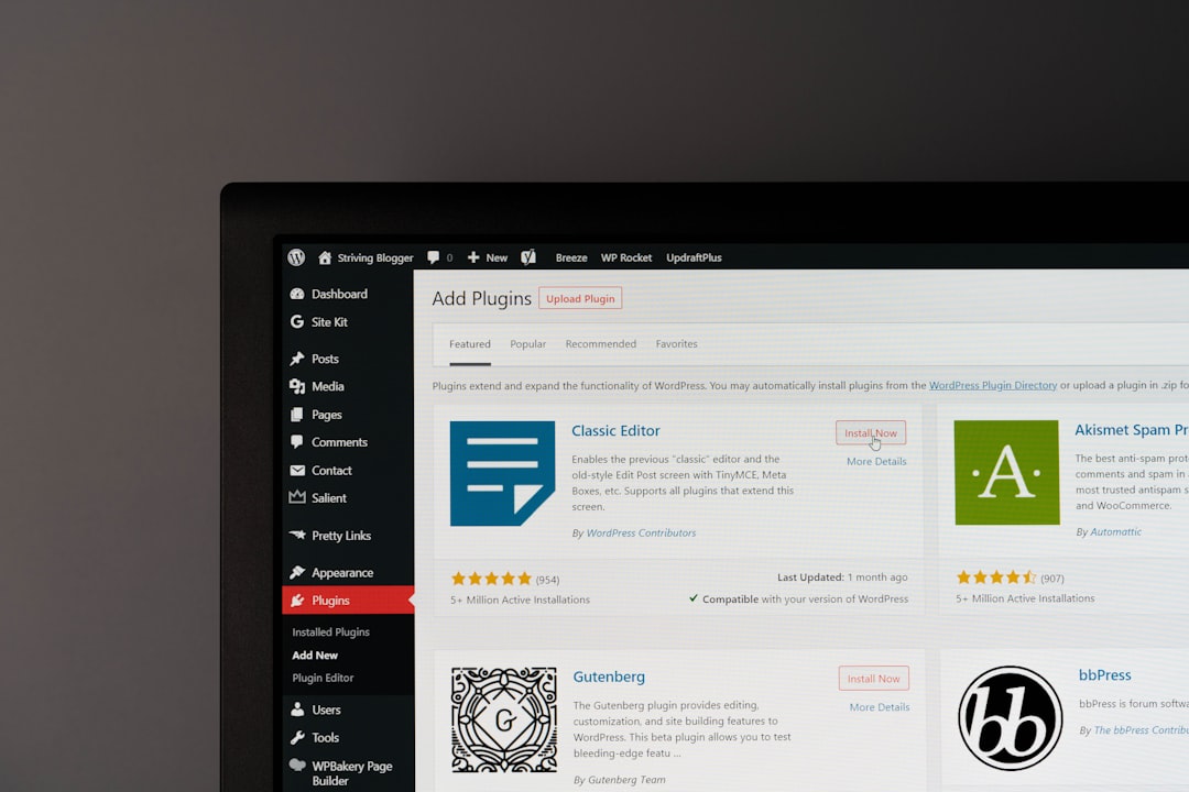 WordPress multisite maintenance dashboard with backups, updates, permissions, and monitoring icons