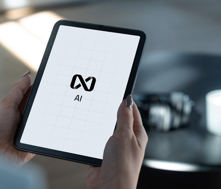 AI workflow automation cover image with connected workflow nodes, a checklist, and cloud-based tools